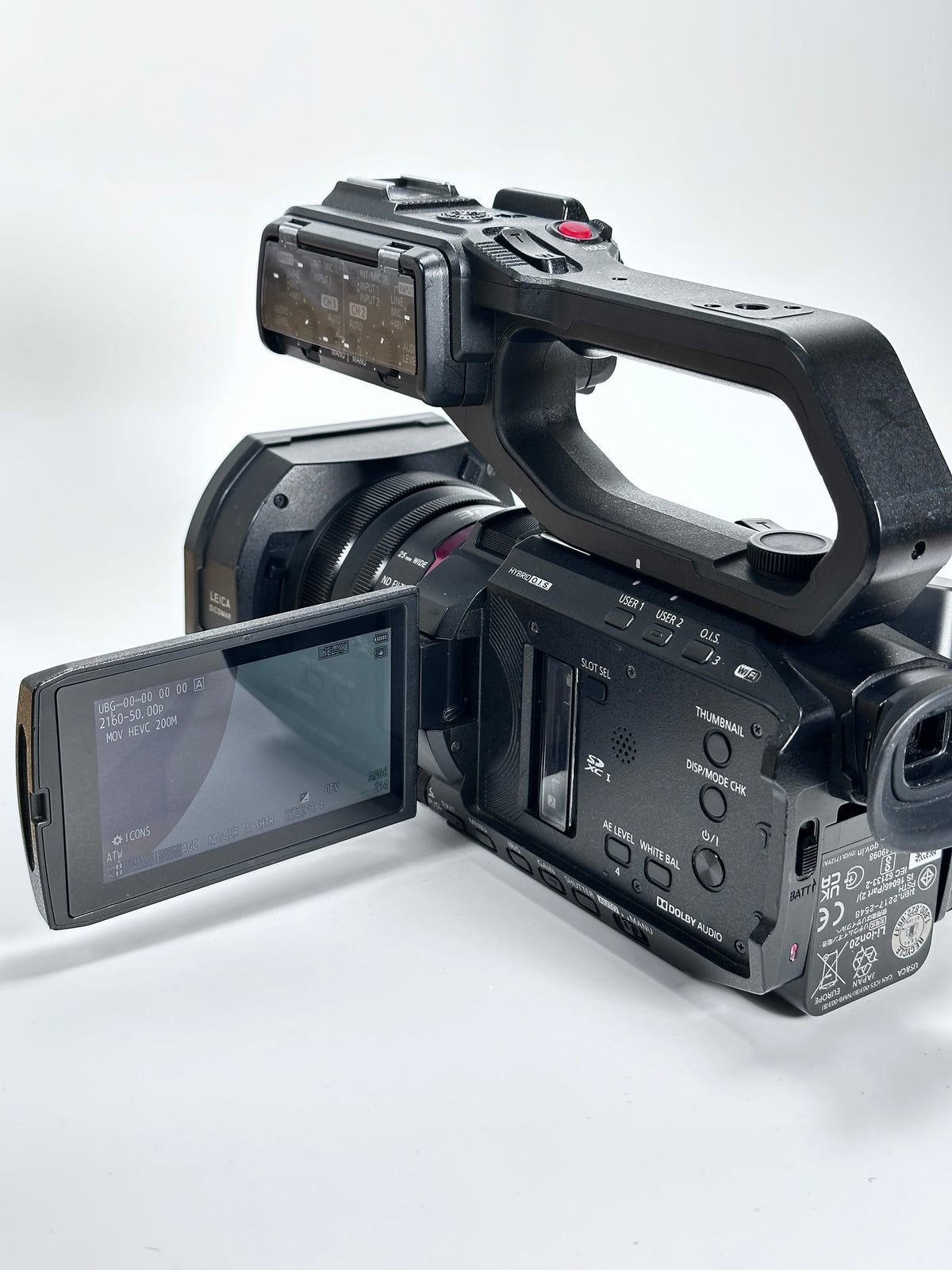 Panasonic HC-X2000 – Câmara de Vídeo Profissional 4K