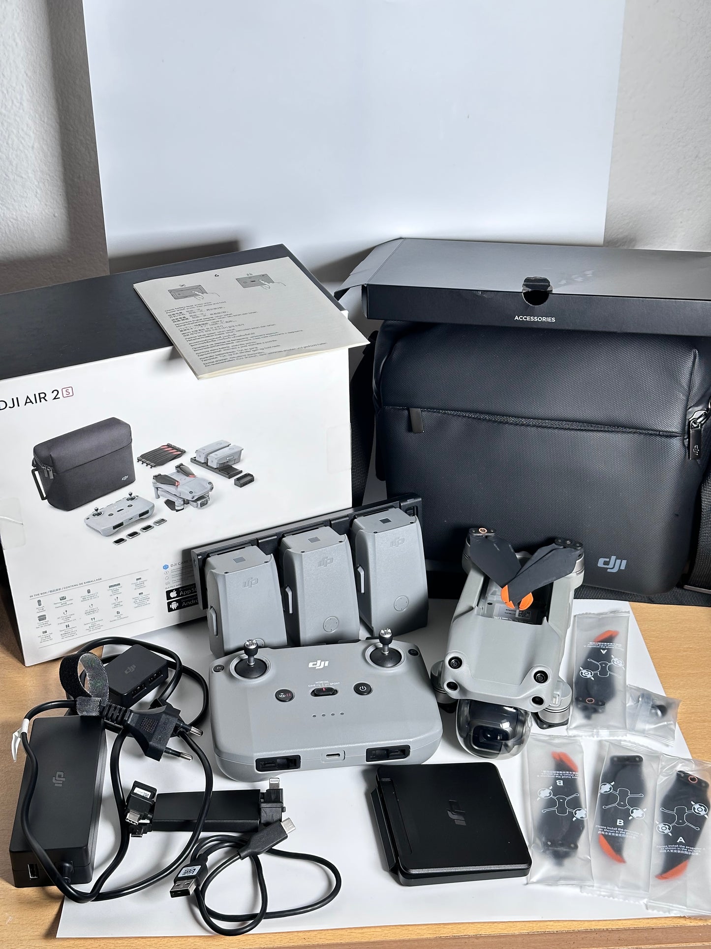 DJI Air 2S Fly More Combo – Drone 5.4K com Sensor de 1”