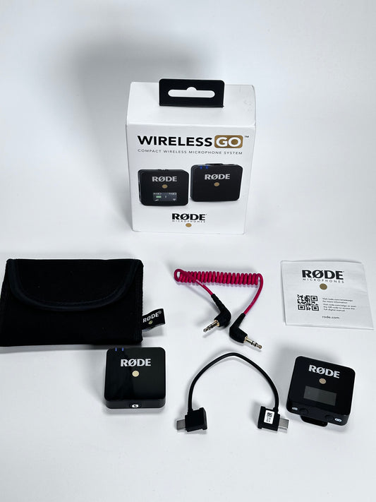 RØDE Wireless GO – Sistema de Microfone Sem Fios